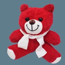 Renas Store Kırmızı Peluş Oyuncak Ayıcık