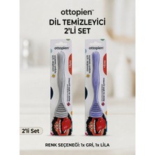 Ottopien Dil Temizleyici Avantaj Lila+ Gri | Çocuk ve Yetişkinler Için Dil Temizleyici | Çocuk Ağız ve Diş Bakımını Destekler | Ağız Kokusuna Karşı Etkili Dil Temizleyici I Ağız Bakım