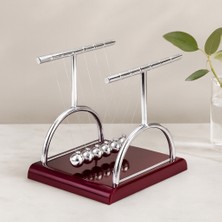 Uravas Store Büyük Masaüstü Newton Denge Topu - Metal