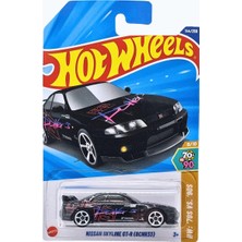 Hot Wheels Nissan Skyline Gt-R (BCNR33) Uzun Kart Die-Cast Oyuncak Araba, Siyah, Hw: '70S Vs. '90S S