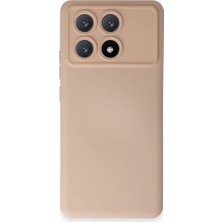 Uravas Store Xiaomi Poco X6 Pro Kılıf Nano Içi Kadife Silikon - Pudra
