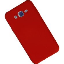 Kap Kaç Galaxy J7 Kılıf Nano Içi Kadife Silikon - Kırmızı