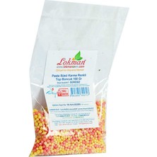 TeknoKapsül Pasta Süsü Boncuk Granül Şekeri Karışık Renk 100 gr Paket