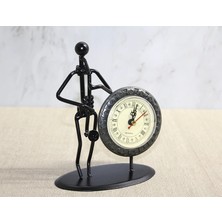 Renas Store Metal Saatli Saksafon Çalan Müzisyen ALK4335