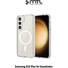 Samsung S23 Plus Şeffaf Magsafe Kılıf Mtl Safe