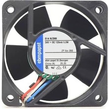 Ebmpapst 614N/2HH Dc Aksiyel Fan 24V 60X60X25MM Yüksek Devir Hız Sinyalli Soğutma Fanı