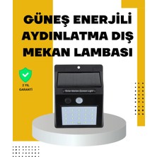 Astraltech 144 Led'li Geniş Aydınlatma Alanına Sahip Güneş Enerjili Güvenlik Lambası