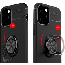 TeknoKapsül iPhone 12 Kılıf Range Yüzüklü Silikon - Mavi