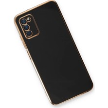 Renas Store Newface Samsung Galaxy A03S Kılıf Volet Silikon - Siyah