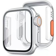 Renas Store Newface Apple Watch 44MM Watch 49MM Kasa Dönüştürücü ve Ekran Koruyucu - Çöl Titanyum