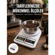 Marsilyan Hassas Ölçüm Için Dijital Mutfak Tartısı – 10 kg Kapasiteli Yeni Nesil - MCT2776-5823