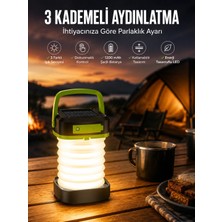 Valor LED Lamba Kamp Lambası Hafif Taşınabilir Şarj Süreli Akordeon El Fenerli