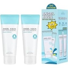 Bg Store Aqua Soft Facial Peeling Gel Nazik Peeling Gommage Hyaluronik Asit Madecassoside Set 2X100 ml