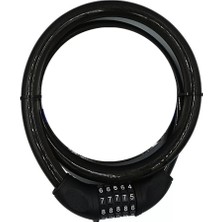 Renas Store YM-747 120CM 20MM 5 Şifreli Siyah Motorsiklet Kilidi
