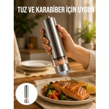 Renas Store Tek Elle Kullanılan Otomatik Baharat Değirmeni Işıklı Sistem Yeni Nesil