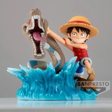 Bandai Bandaı Banpresto Banpresto Wcf: One Pıece World Collectable Fıgure Log Storıes-Monkey.d.luffy Vs Sea Lord 13 cm Figure Figür