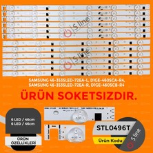 Renas Store Samsung 46-3535LED-72EA-L, D1GE-460SCA-R4 SET:STL0496X6+STL0497X6
