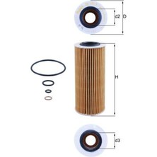 Mahle Dpmix-Hb Yag Filtresi Bmw M57 N E46 E90 E60 E92 E93 E63 E64 E65 E83 E70 E71