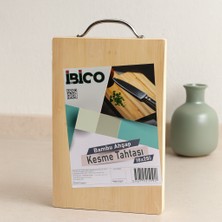 Renas Store Bambu Kesim Tahtası 18X28X1.7 cm - Metal Kulplu