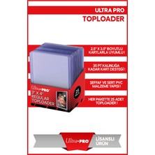 Mythos Cards Ultra Pro - 3" x 4" Şeffaf Regular Toploader Kılıfı (25’li)