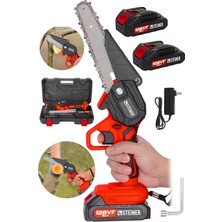 Steiner Alman 128 Vf 10 Ah Çelik Şanzuman Akülü Dal Kesme Budama Testere Bıçkı Makinesi + Yedek Zinc