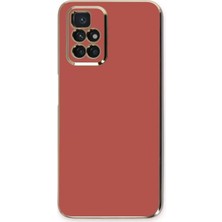 Renas Store Xiaomi Redmi 10 2022 Kılıf Volet Silikon - Kırmızı