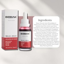 Bg Store Bebak Pharma Serisi Peeling Kırmızı Serum 30 ml