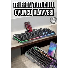 TeknoKapsül Oyuncu Klavyesi Q Klavye Rgb Işıklı Mouse Hediyeli