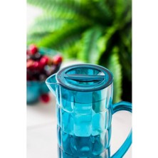TeknoKapsül Akrilik Allegra 1,5 Lt Aquamarin Sürahi