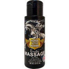 TeknoKapsül Horse Active Power  Errotic Massage Oil 2 Tane Bay Bayan Özel Anlara Hazırlık Erottik   Masaj Yağı 60 ml