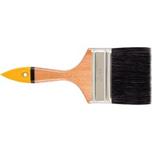 TeknoKapsül Luna Black Ahşap Saplı Yağlı Boya Fırçası No:4