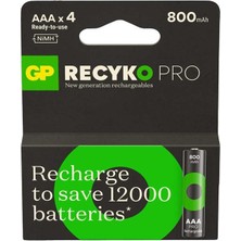 Renas Store Recyko Pro 850 R03 4 Lü Siyah