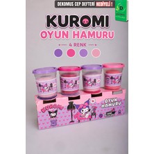 x Dekomus Lisanslı Kuromi 4'lü Oyun Hamuru