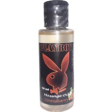 TeknoKapsül Playboy Pratik Çilek Aromalı Taşınabilir Boy Errotik Masaj Yağı  |  Playboy Strawberry Flavored Massage Oil 50ML