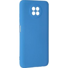 Renas Store Newface Xiaomi Redmi Note 9 5g Kılıf Nano Içi Kadife Silikon - Mavi