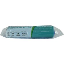 TeknoKapsül Çöp Torbası Büyük Boy 65X80CM 150GR 30MIKRON 50LT Mavi Rulo 10 Adet