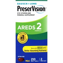 Bausch Lomb Preservision Areds 2 210 Mini Softgels