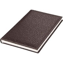 Renas Store 2k 4811 Defter 14X20 Cm. Çi̇zgi̇li̇ 160 Yapraklı Suni Deri Hilton Desen Kapaklı Kahverengi, Kahverengi