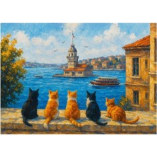 Bg Store 1000 Parça - Maıden’s Tower Cats (Kız Kulesi Kedileri)
