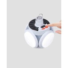 Astraltech Katlanabilir 5 Kanatlı Solar LED Bahçe ve Kamp Lambası
