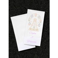 Nehay Shop Doğum Günü Isme Özel Sunum Peçetesi 30*33 cm Garson Katlamalı / 1 Paket 20 Adettir