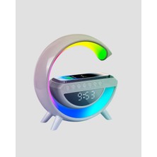 Astraltech Renkli Işıklı 15W Kablosuz Şarjlı Masa Lambası