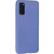 Renas Store Newface Samsung Galaxy S20 Kılıf Nano Içi Kadife Silikon - Lila