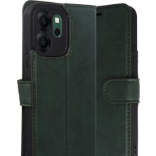 TeknoKapsül Reno 14F Trend S Plus Kapaklı Kılıf - Yeşil