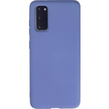 Renas Store Samsung Galaxy S20 Kılıf Nano Içi Kadife Silikon - Lila