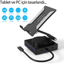 Bezos Dönüştürücü 10IN1 Hub 116 - Gri
