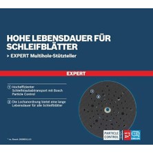 Bg Store Professional 1x Expert Multihole Taban Üniversal (Tipler Orta, Ø 150 Mm, Aksesuar Titreşimli Zımpara Makinesi)