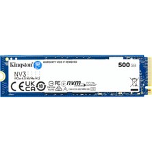 Bg Store Nv3 500GB Pcı-Express 4.0 5000/3000 Mb/s M.2 SSD Bellek SNV3S/500G