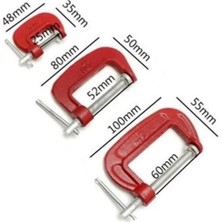 Renas Store Doğrama ve Metal Sıkma Sıkıştırma Için 3lü Mini Mengene Aparat