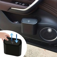 Renas Store Araç Içi Takılarak Sabitlenebilen Mini Kapaklı Çöp Kovası